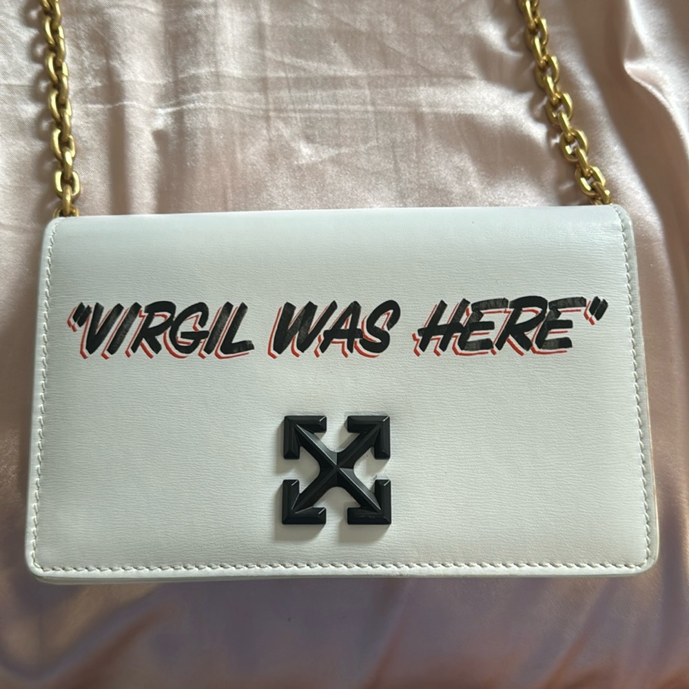 100% Real Off-White Crossbody bag